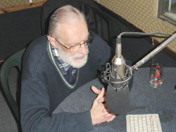 Mikel Ezkerro durante su habitual colaboración en el programa Presencia Vasca del pasado domingo