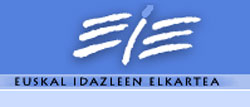 Logo de Euskal Idazleen Elkartea, la asociación de escritores en lengua vasca, creada hace 23 años