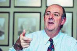 El empresario maderero Jose Ignacio Letamendi, presidente de la asociación de empresarios vasco-chilenos (foto Tercera)