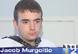 Una imagen del joven acordeonista  vascoamericano Jacob Murgoitio (foto KMVT)