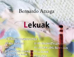 Publicado por la editorial navarra Pamiela, 'Lekuak' (lugares), el último trabajo de Bernardo Atxaga, se presentó ayer en el País Vasco