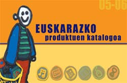 Portada de la web del Catálogo de Productos en Euskara, en www.katalogoa.org 