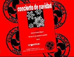 Cartel del concierto de esta noche en Murcia