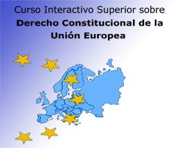 Logotipo del Curso Interactivo Superior sobre el Derecho Constitucional de la Unión Europea