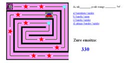 Iruñako Iturrama ikastetxeko webguneak EGA prestatzeko eskaintzen duen jokoetako bat