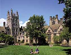 Una imagen del campus de la Universidad de Yale