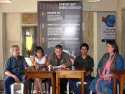 Presentación del EHNA en la pasada edición de la Semana Nacional Vasca Argentina, en Necochea (foto Joseba Barrenetxea)