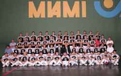 El cuadro de pelotaris del Miami Jai Alai 