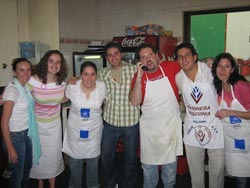 Los cocineros de la primera edición de la comida 'Kagüen Zotz' (foto Vascosmexico.com)