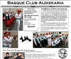 Portada de 'Basque Club Aldizkaria' de SF