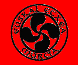 Logo y sello de Euskal Etxea de Murcia