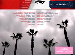 Portada de la versión online de The Balde, con el último número de la revista