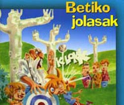 Portada de 'Betiko Jolasak' (Juegos tradicionales), libro editado por el Ayuntamiento de la localidad guipuzcoana de Oiartzun