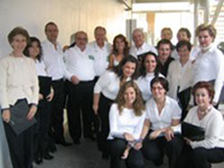 Los integrantes del Coro del Centro Vasco de México DF (foto vascosmexico.com)