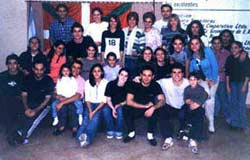 Grupo de jóvenes del Centro Vasco Urrundik