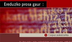 Imagen del portal Ereduzko Prosa Gaur