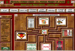 La web de la Euskal Etxea de París incorpora accesos al resto de grupos vascos de la ciudad
