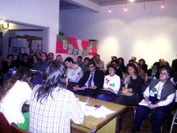 Aspecto del auditorio de Eusketxe durante la conferencia del pasado viernes 6 de mayo