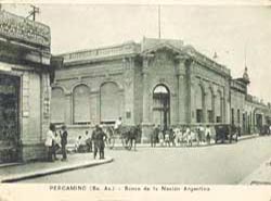 La ciudad de Pergamino en una postal antigua