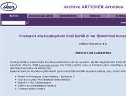 Artxiker webgunearen irudia