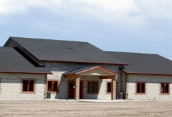 Una vista del Centro Vasco de Homedale, en Idaho, pendientes aún de finalizar su construcción