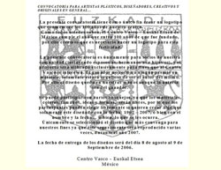 Diseño y bases del concurso