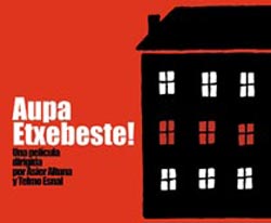 Cartel del largometraje euskaldun 'Aupa Etxebeste!', el gran éxito del cine vasco del 2005