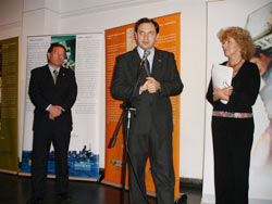 Federico Borrás durante la inauguración