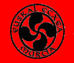 Logotipo y sello de la Euskal Etxea de Murcia 