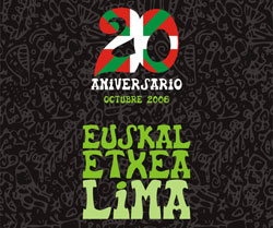 Detalle del cartel conmemorativo del aniversario