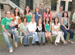 Algunas de la generaciones más jóvenes de esta rama Mendizabal argentina (foto M.Mendizabal)