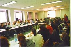 Alumnos del Curso de Estudios Vascos de la universidad Goethe de Fráncfort, en Alemania