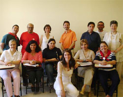 Los representantes de Bibliotecas reunidos en el encuentro de la Semana Vasca de Córdoba
