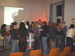 Un aspecto de la fiesta el pasado miércoles de la Casa de Estudios Vascos de Fráncfort (foto M.Petrus)
