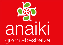 Logotipo de la coral vasca Anaiki, que estos días además estrena renovada página web