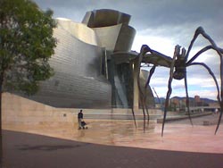 Vista del Guggenheim Bilbao Museoa (foto Michiel)