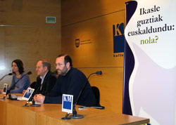 Presentación ayer en Donostia de las conclusiones