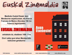 Cartel anunciador del Zinemaldia de México
