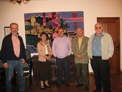 La delegación de Trois Pistoles que visitó el pasado septiembre la villa de Getaria (fotos B.Artayet)