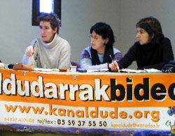 Rueda de prensa de los responsables de Kanaldude