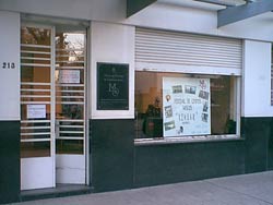 Puerta de entrada al Museo de los Medios de Comunicación del Chaco, que dirige Fabio Echarri