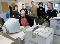 Gaur8: Xole Aramendi, Imanol Amiano, Jose Angel Oria, Joxean Agirre, Amagoia Mujika y Haritz Rodriguez (foto Jon Urbe/Argazki Press)
