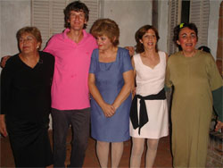 Augusto Carballal con las participantes del taller