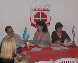 Un momento de la Asamblea General Ordinaria, celebrada el pasado 31 de marzo en la sede institucional de Loretako Euskaldunak