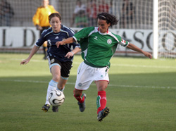 Imagen de archivo correspondiente a un partido anterior de la selección femenina de fútbol de Euskadi