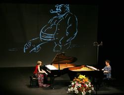Una momento del concierto ofrecido ayer en Musikaste