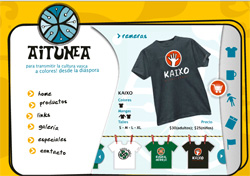 Aitunea web gunearen portada