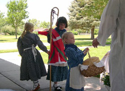 Niños y mayores colaboraron --y disfrutaron-- de las actividades del Basque Picnic (foto UtahBC)