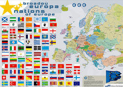 Mapa de las naciones y las minorías europeas