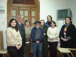 Marina Aranguren, Josu Legarreta, Ma. Elena Etcheverry, Roberto Aguirre, Cecilia Bruno Laza, Carlos Sarrea, Teresa de Zavaleta eta Mariana Fernandez Castelli (argazkia BasqueHeritage.com)
